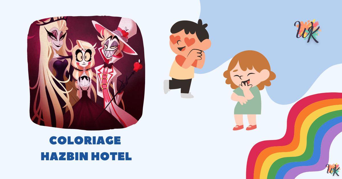Coloriage Hazbin Hotel – Animation musicale pour enfants