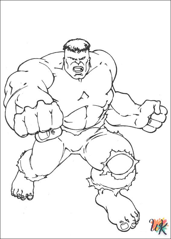 coloriage Hulk  bebe à imprimer gratuit 3