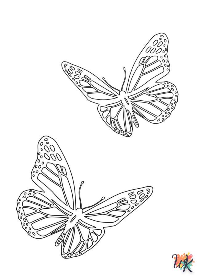 coloriage Papillon  a imprimer gratuitement