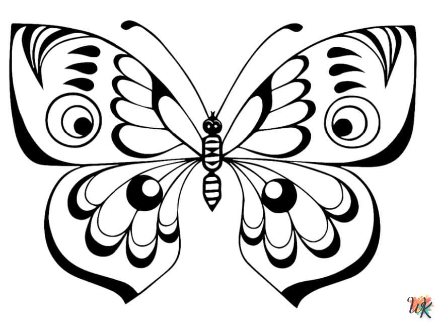 coloriage Papillon  à imprimer