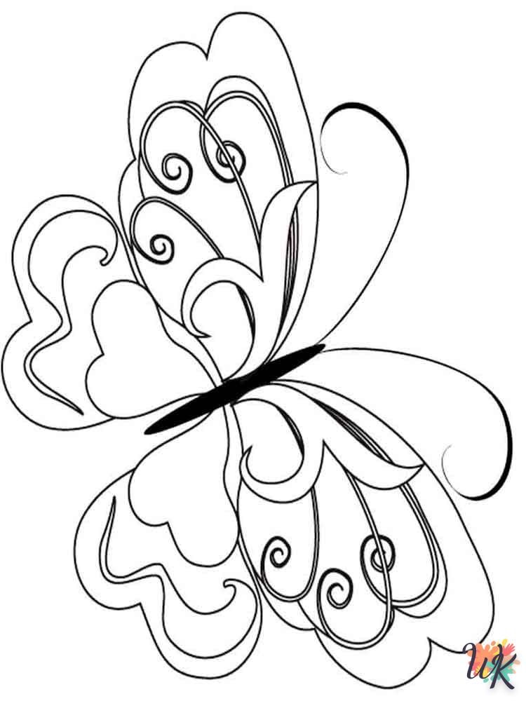 coloriage Papillon  en ligne maternelle