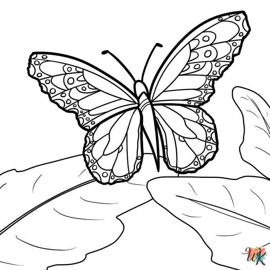 a imprimer coloriage Papillon  gratuit