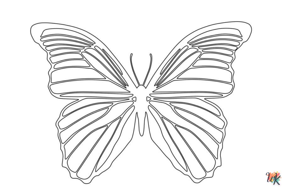coloriage Papillon  à colorier en ligne