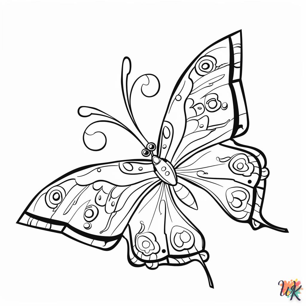 coloriage Papillon  magique à faire en ligne