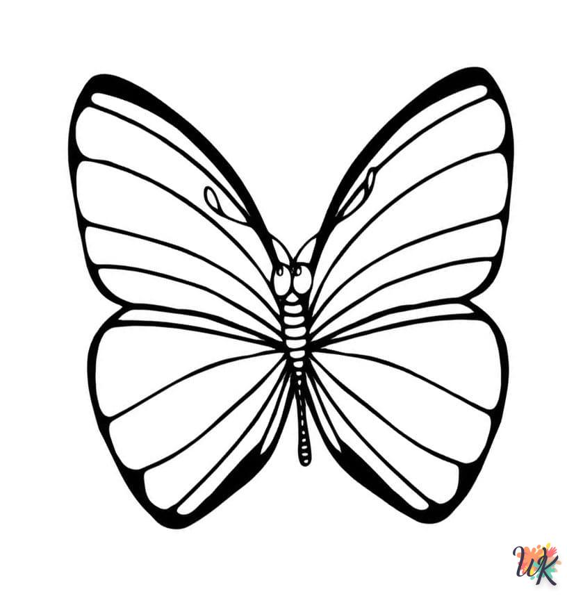 coloriage Papillon  enfant 7 ans a imprimer