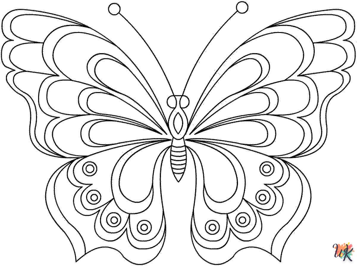 imprimer coloriage Papillon  gratuit