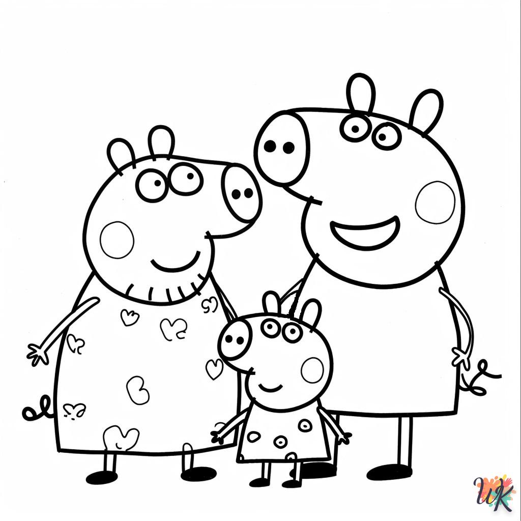 coloriage Peppa Pig  a telecharger