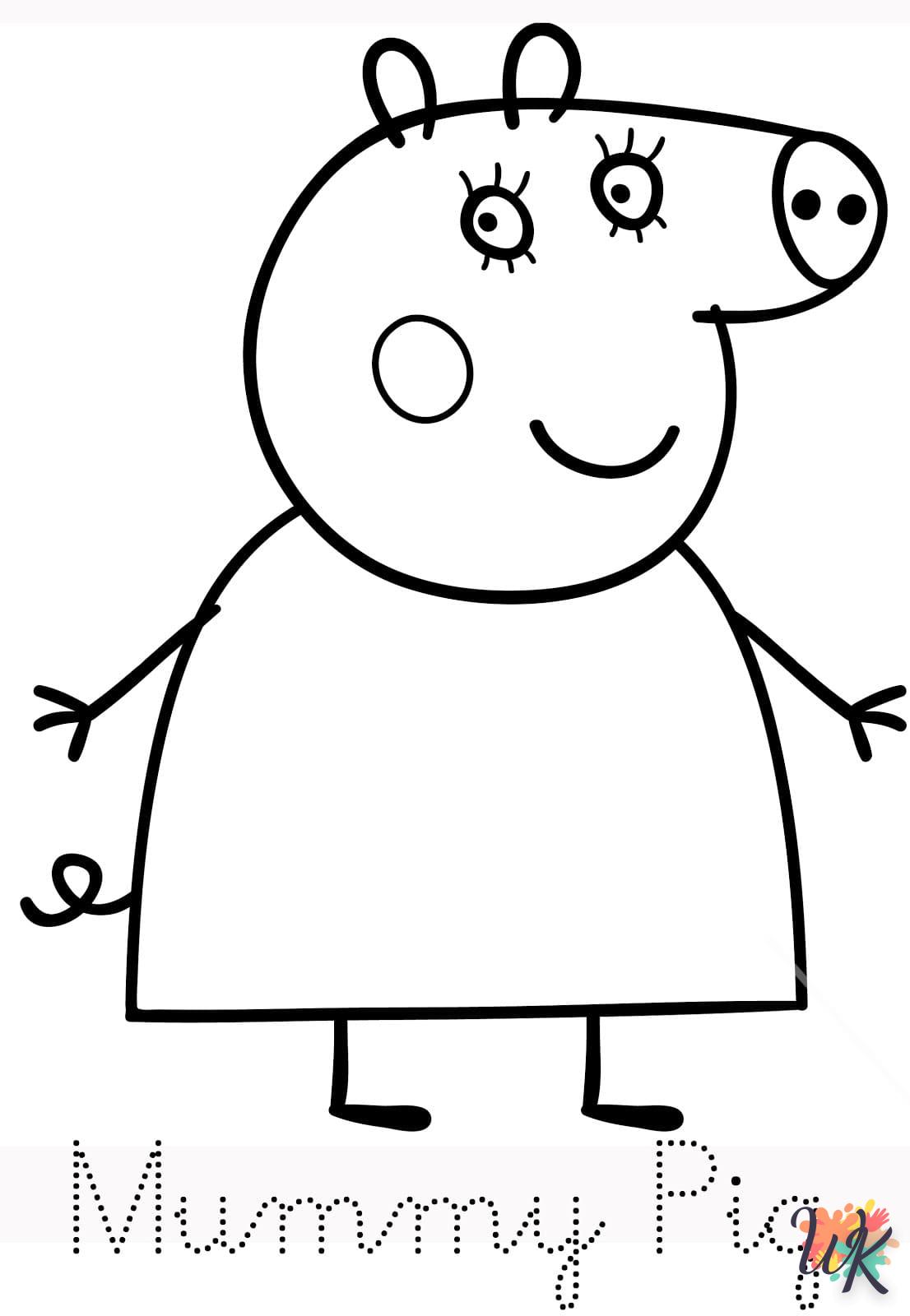 coloriage Peppa Pig  à colorier en ligne gratuit