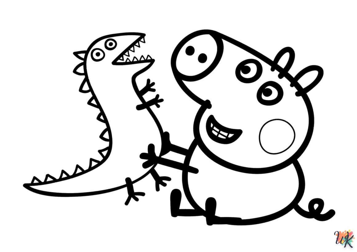 coloriage Peppa Pig  a colorier en ligne gratuitement
