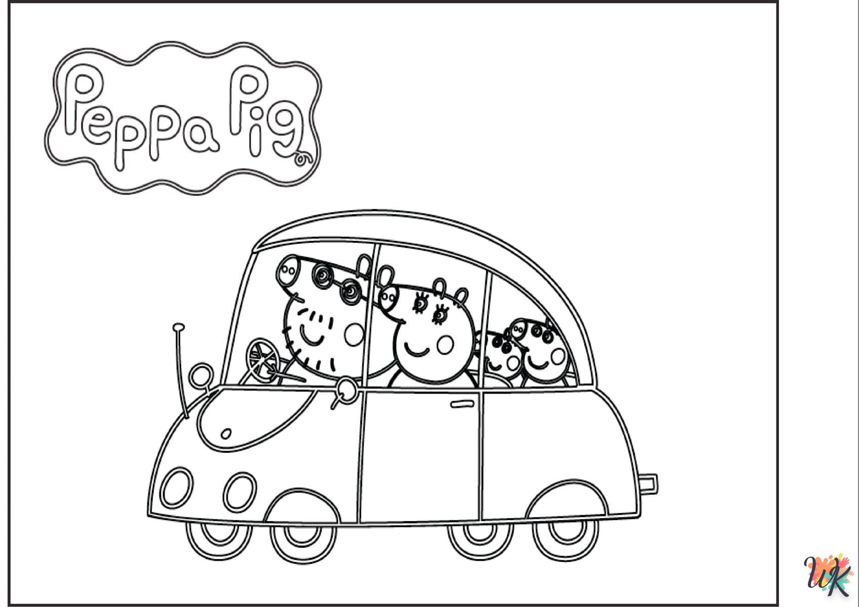 activité coloriage Peppa Pig  en ligne 1
