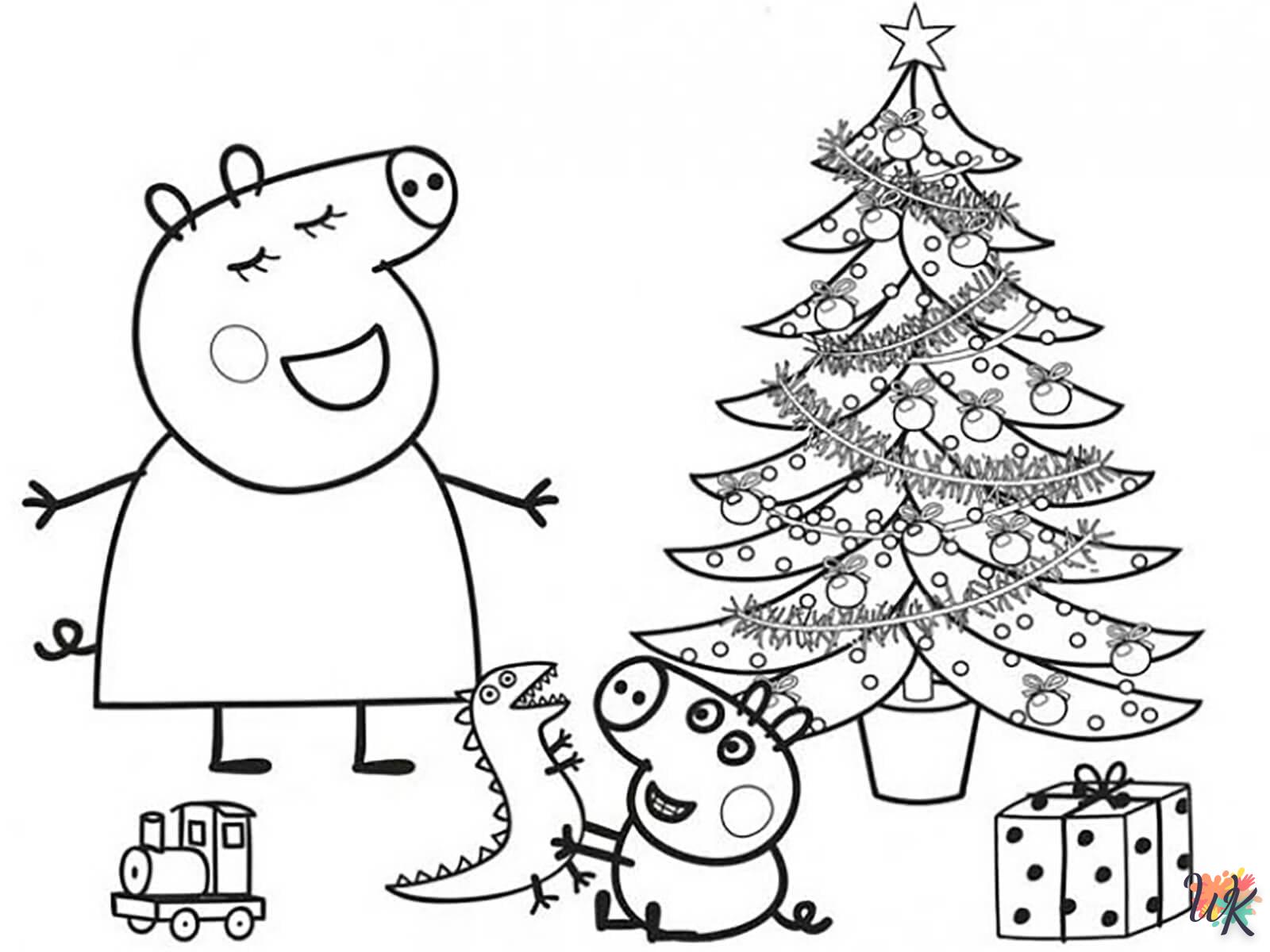 coloring Peppa Pig  for children to download 1