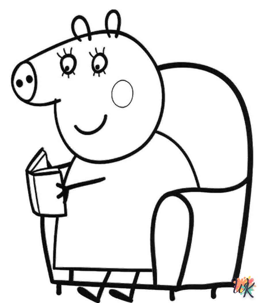 coloriage Peppa Pig  à imprimer pdf gratuit 1
