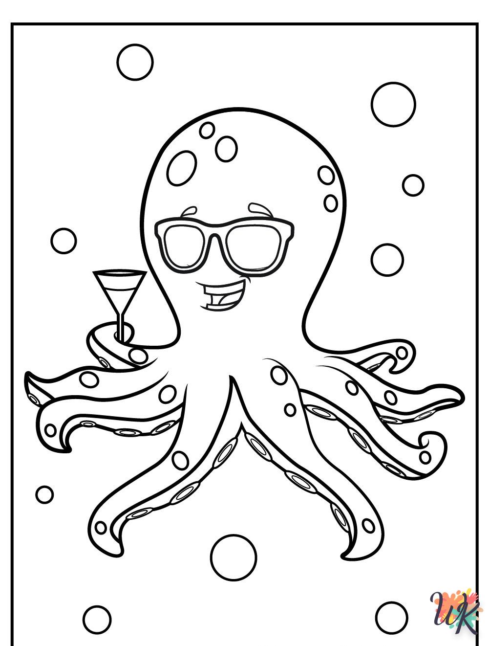 print free octopus coloring