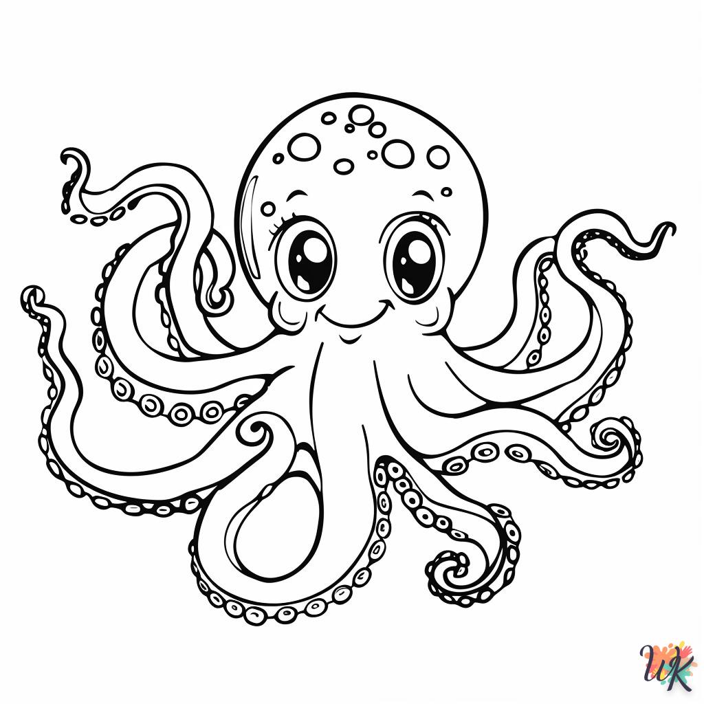 Octopus coloring online to color