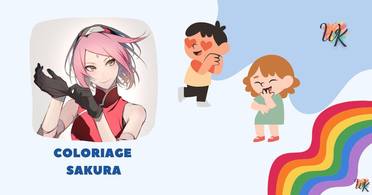 Coloração Sakura: uma homenagem à força feminina em Naruto
