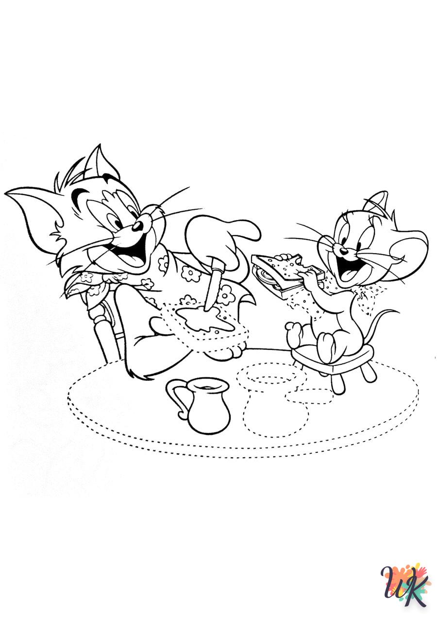 coloriage Tom et Jerry  a colorier en ligne 3