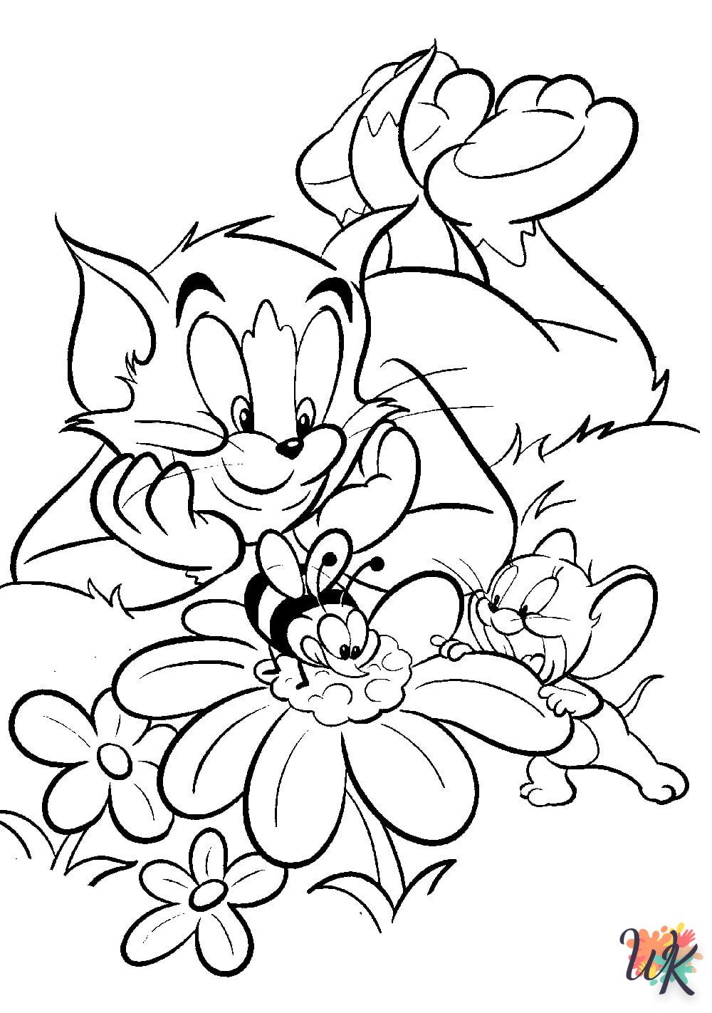 coloriage Tom et Jerry  à imprimer gratuit 1