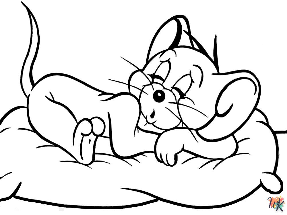 coloriage Tom et Jerry  pour enfants à télécharger