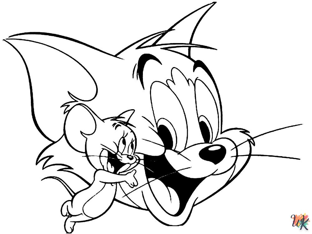 activité coloriage Tom et Jerry  en ligne 2