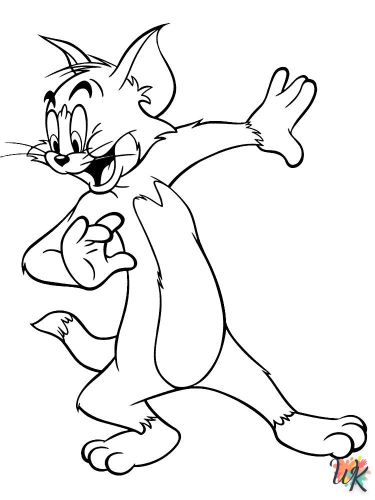 coloriage Tom et Jerry  en ligne 8 ans
