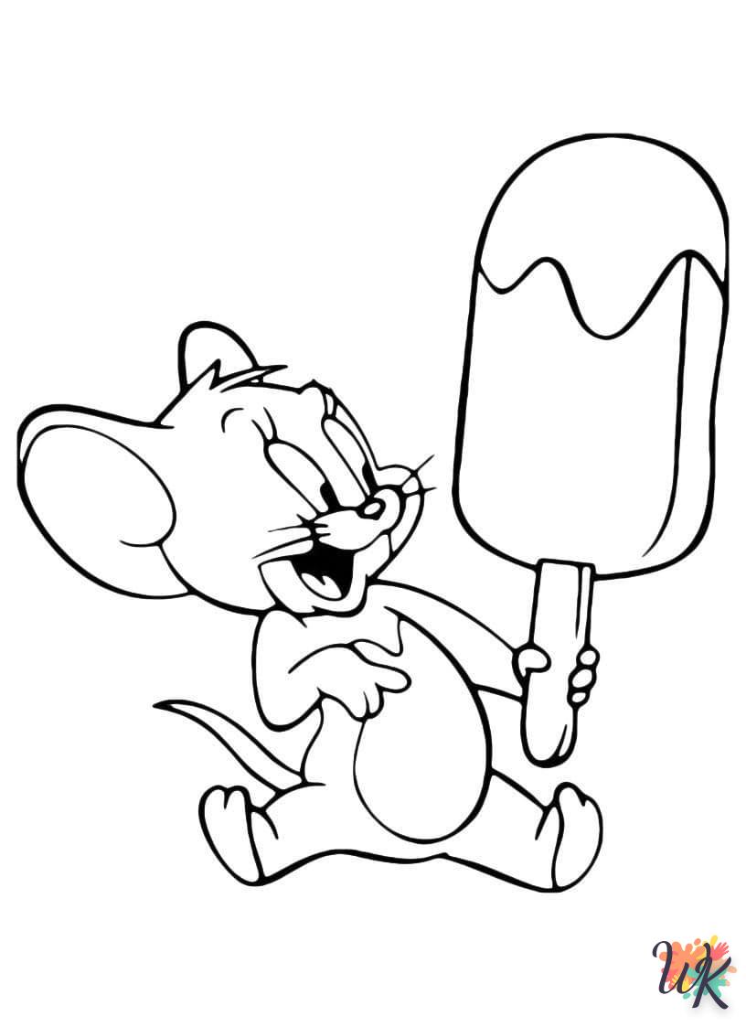 coloriage Tom et Jerry  a imprimer gratuitement