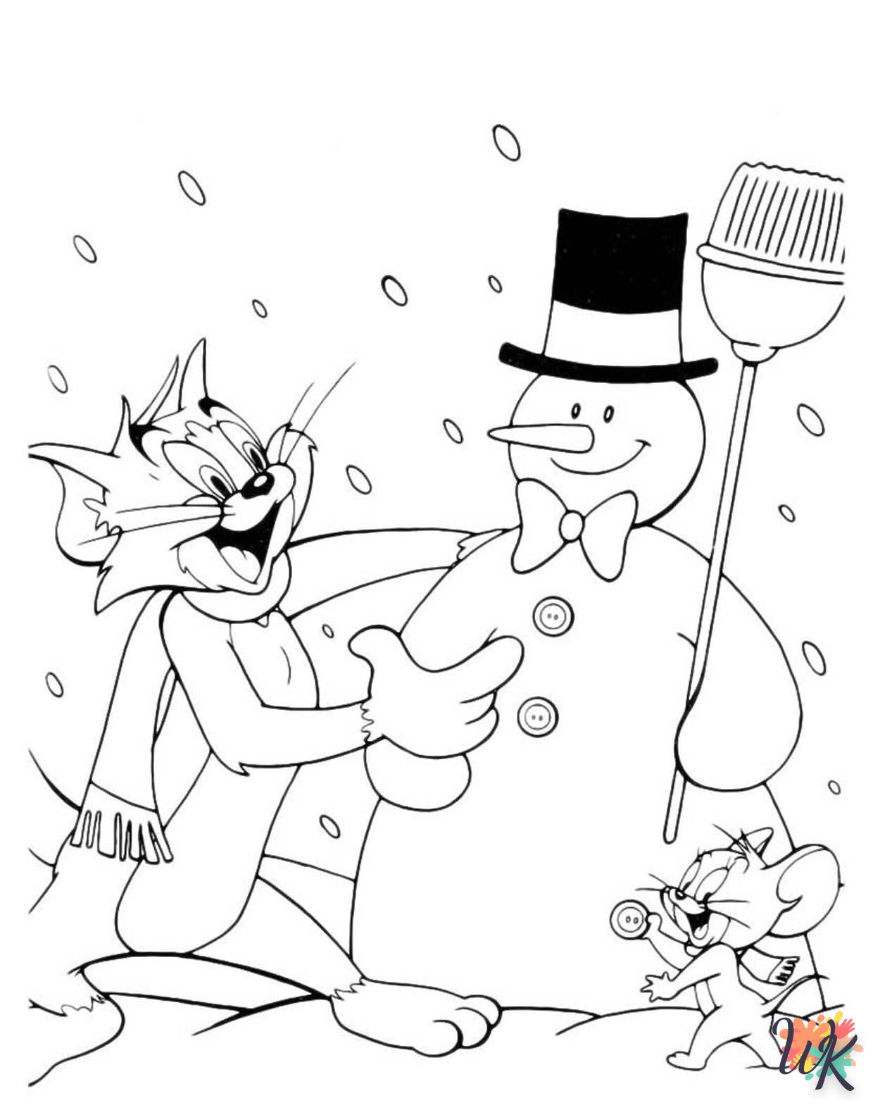 coloriage Tom et Jerry  à imprimer gratuit