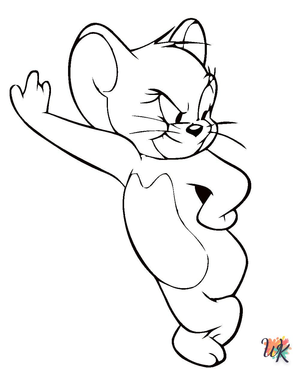 coloriage Tom et Jerry  en ligne a colorier