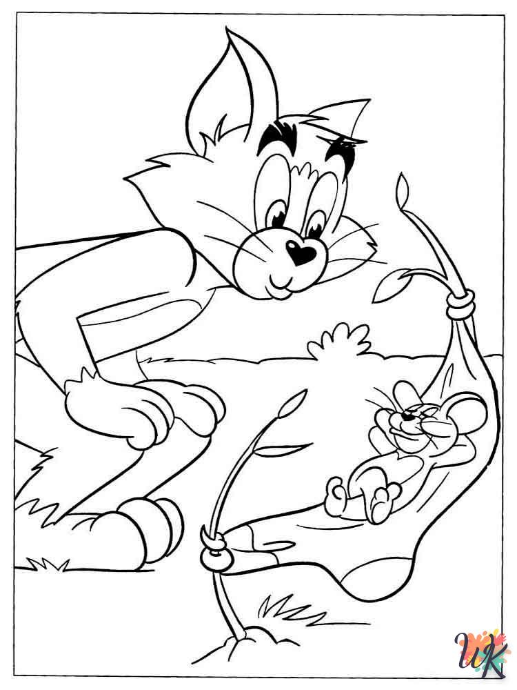 coloriage Tom et Jerry  à colorier en ligne