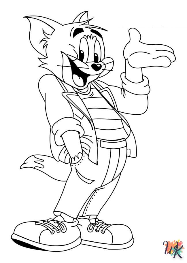 coloriage Tom et Jerry  gratuit