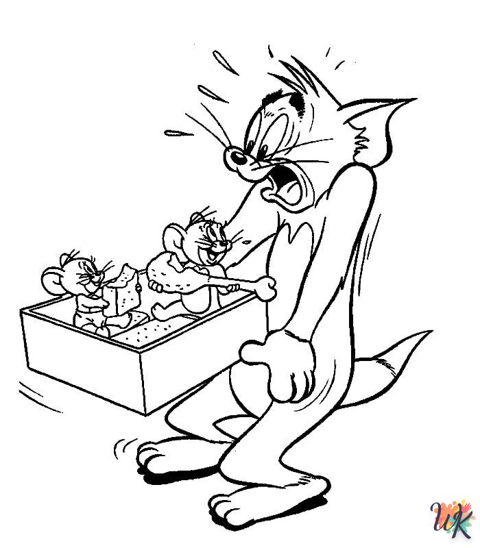 télécharger coloriage Tom et Jerry  gratuit