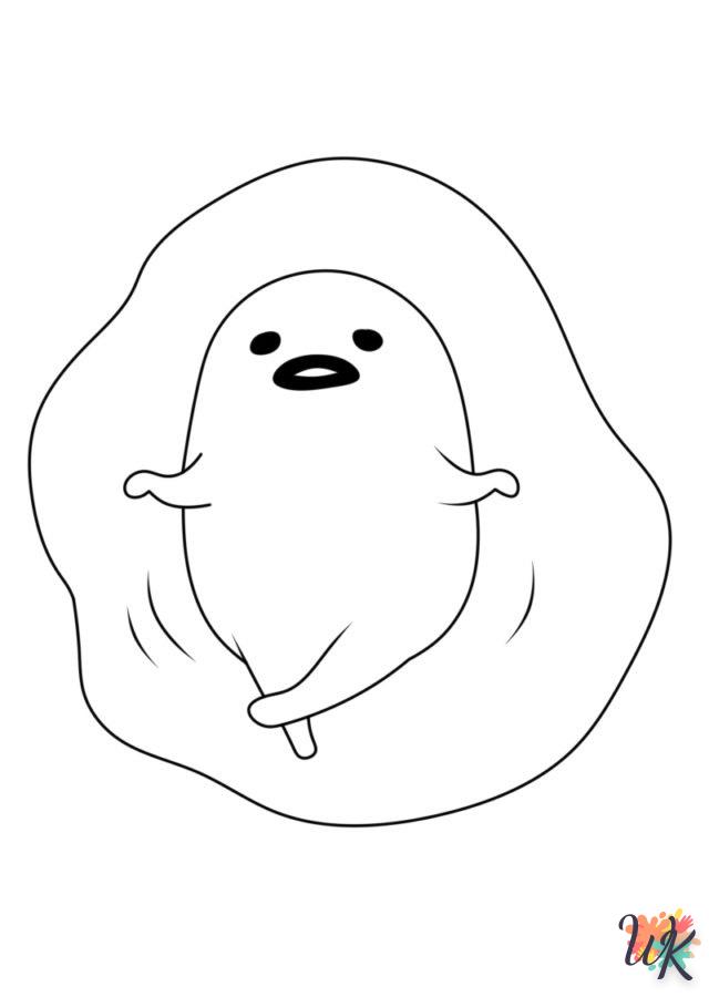 activité coloriage Gudetama  en ligne 1