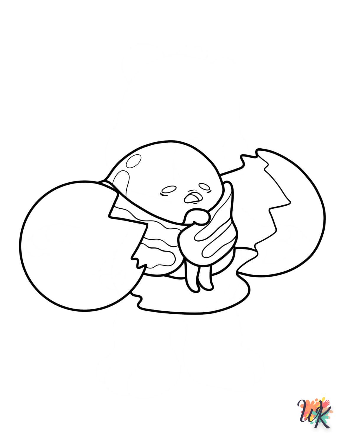 coloriage Gudetama  à colorier en ligne 1