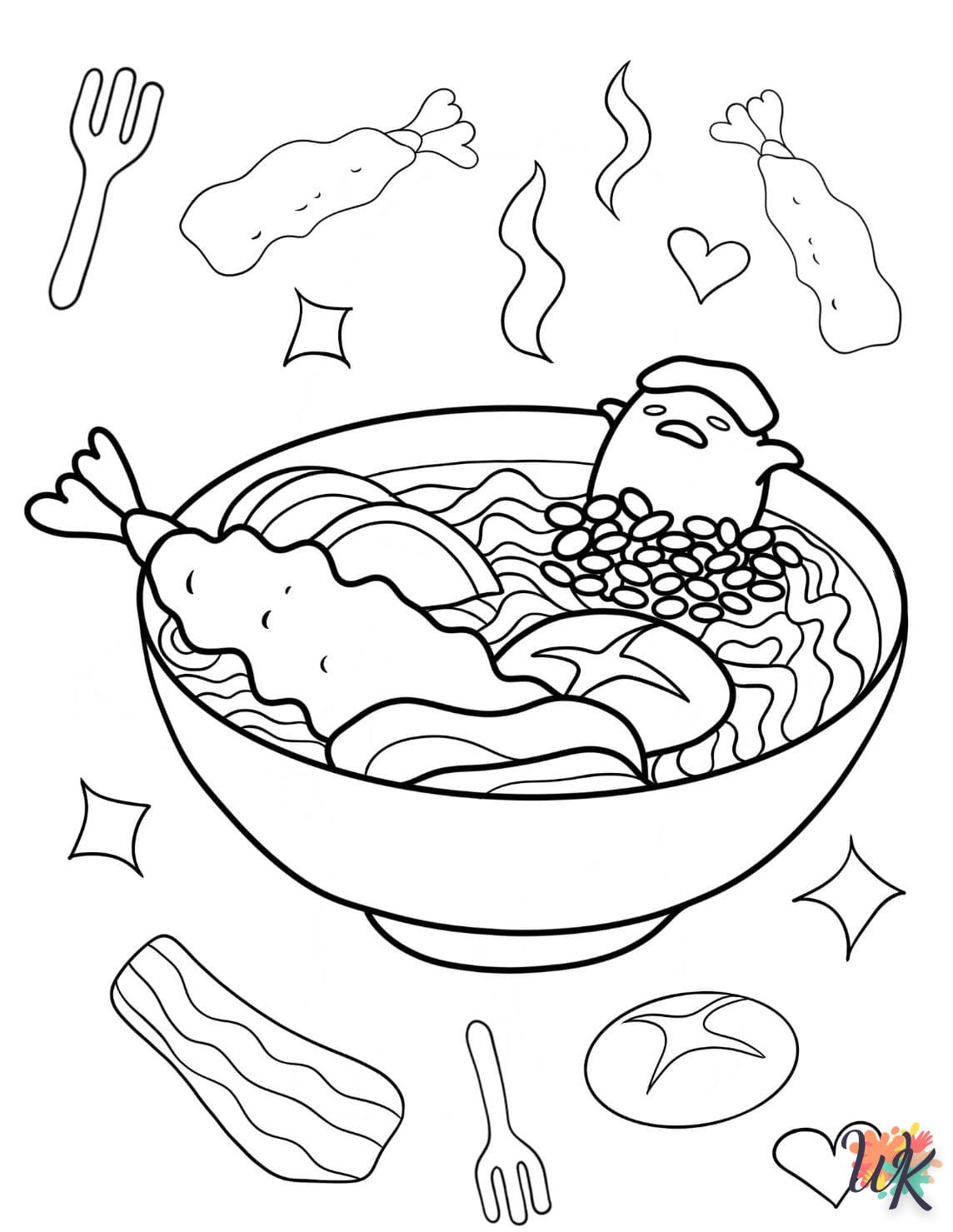 coloriage Gudetama  pour enfant de à imprimer 3