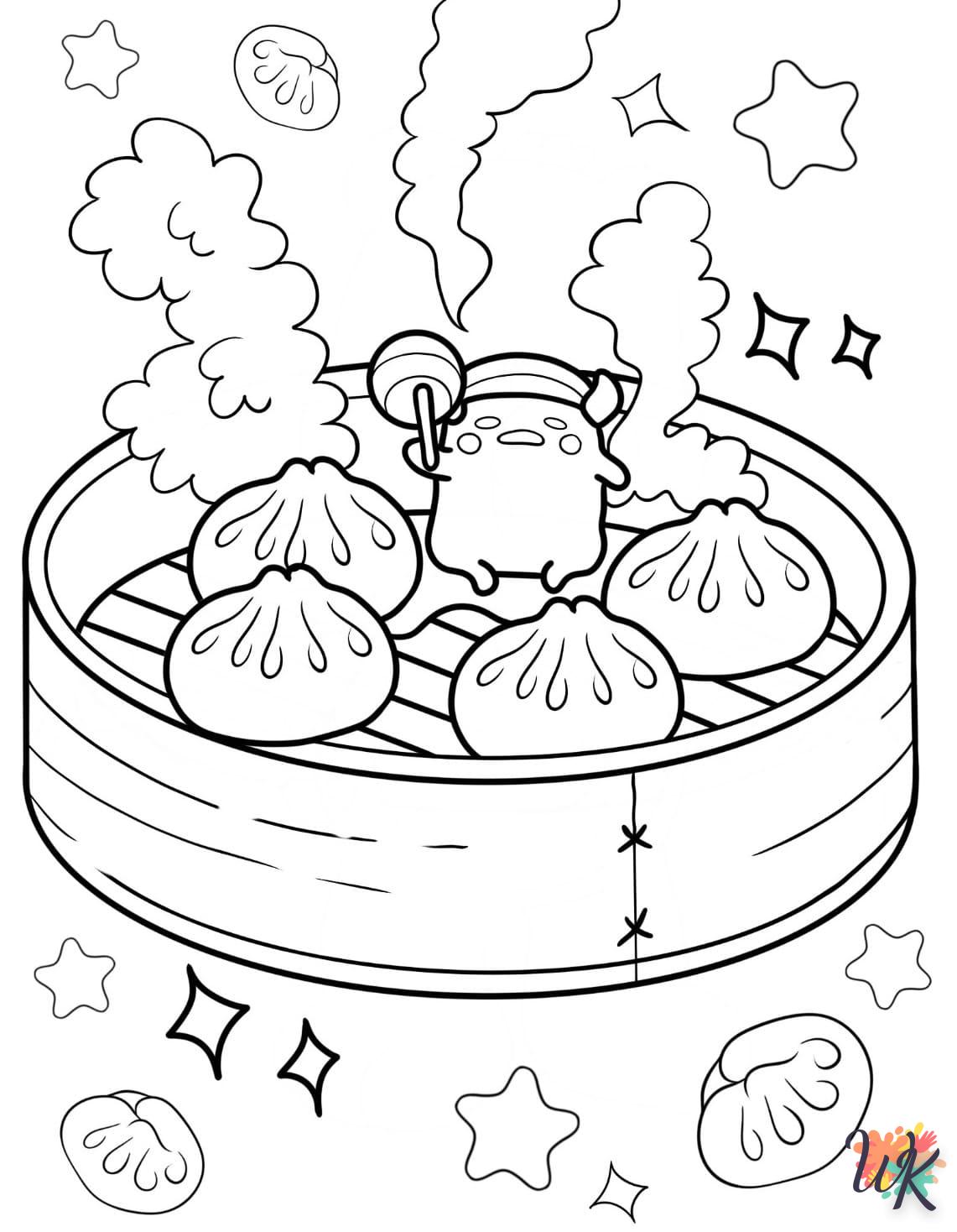 coloriage Gudetama  enfant a imprimer 1