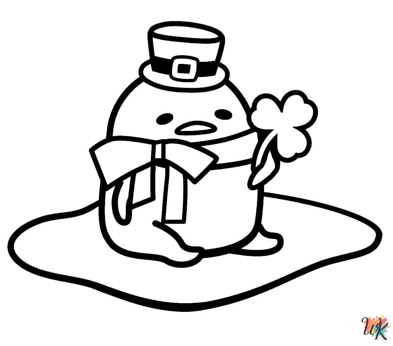 coloriage Gudetama  bebe à imprimer gratuit