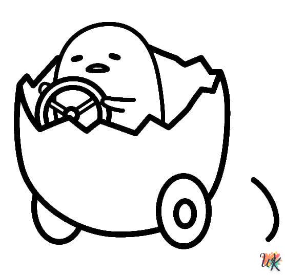 coloriage Gudetama  en ligne gratuit