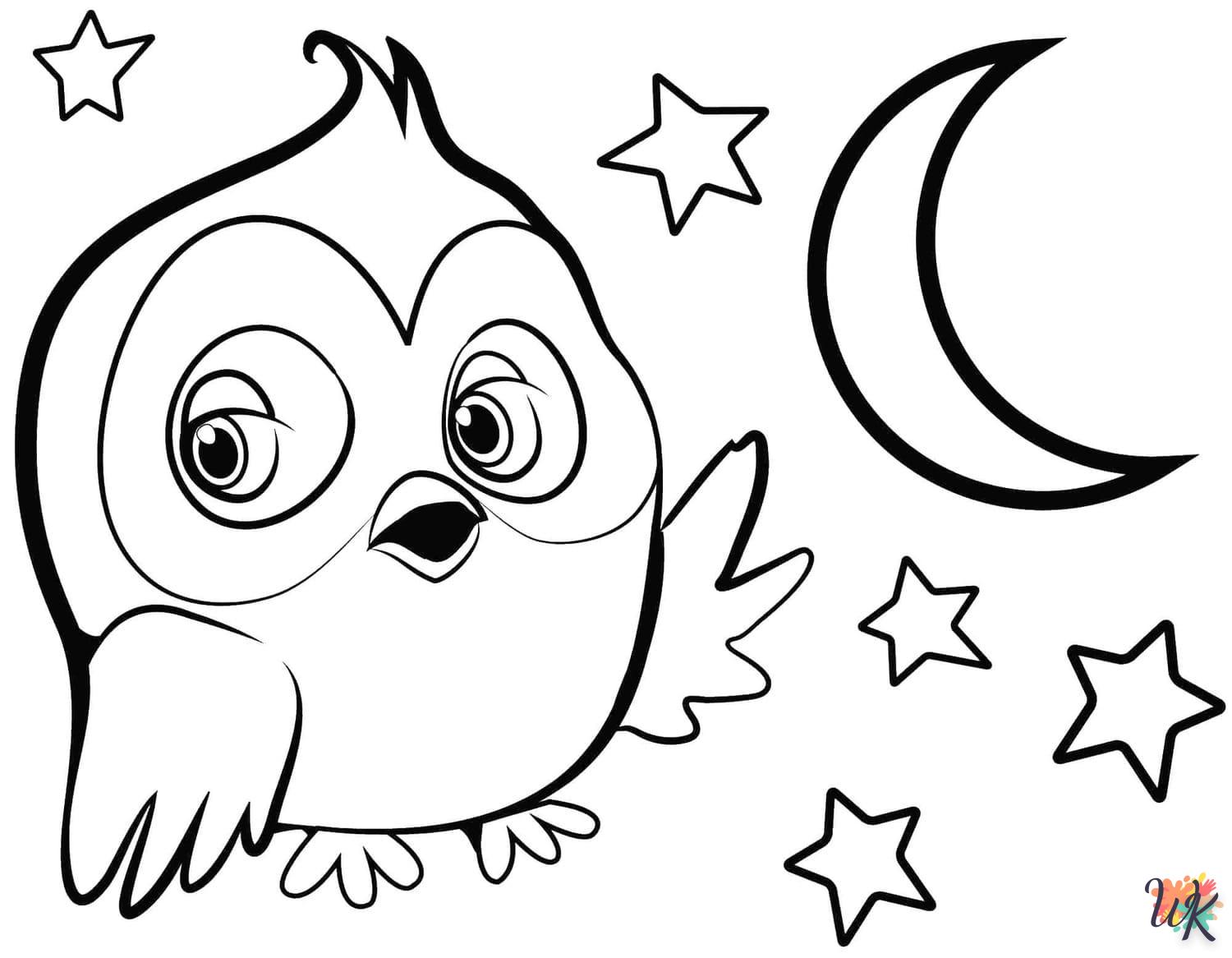 coloriage Lune  pour enfant