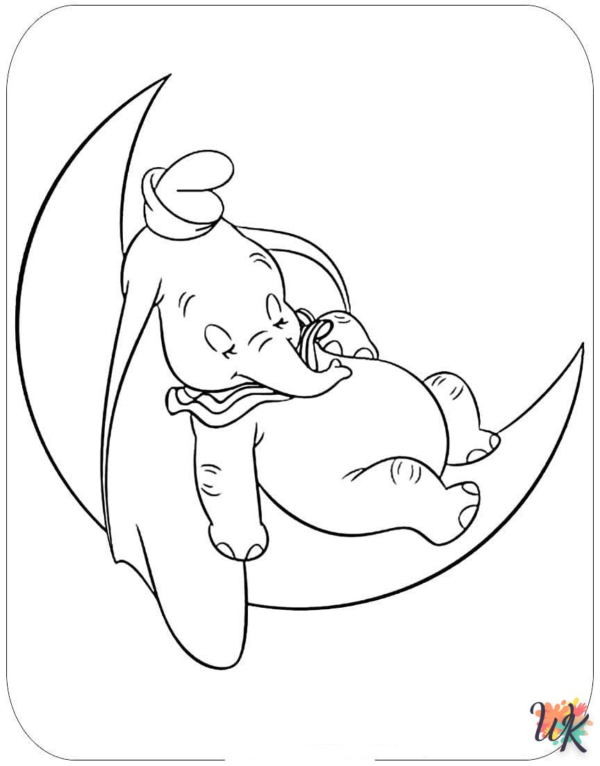 coloriage Lune  à imprimer pdf gratuit