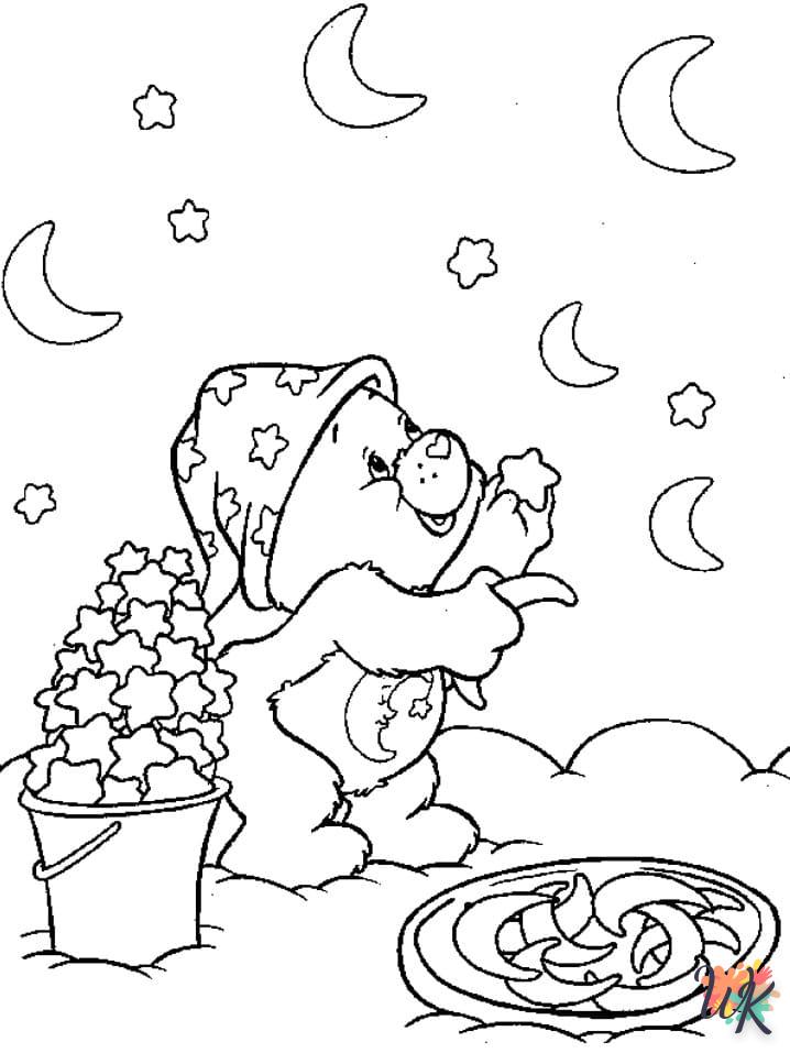 coloriage Lune  pour enfant de 2 ans