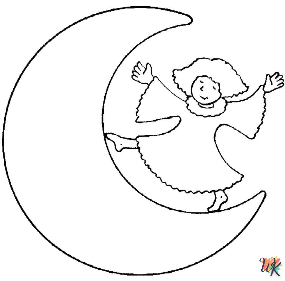 Coloriage Lune