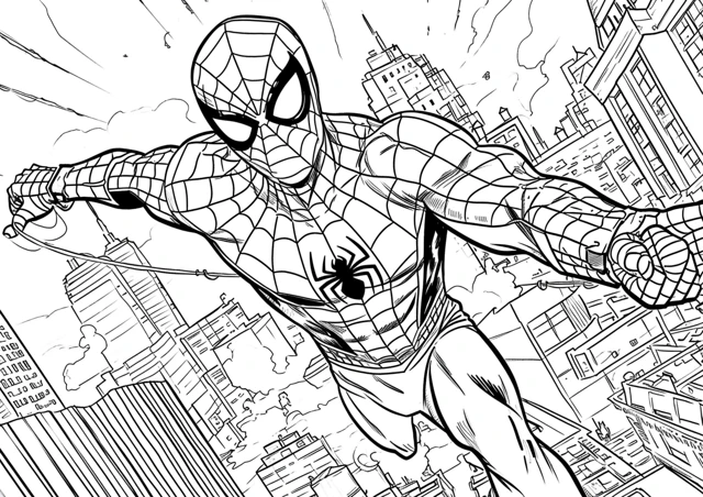 coloriage Marvel  gratuit en ligne