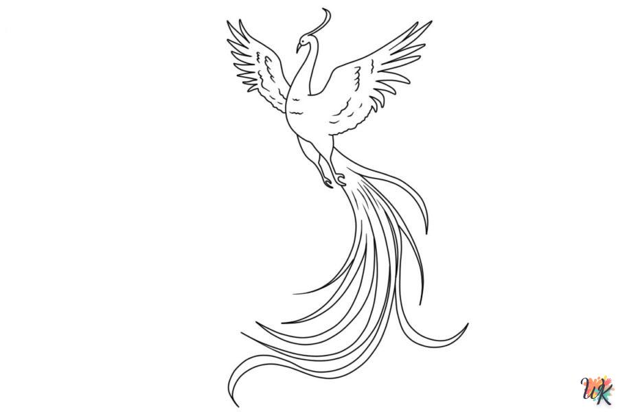 imprimer coloriage Phénix  gratuit 1