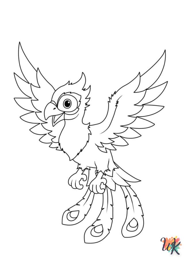 Coloriage Phénix