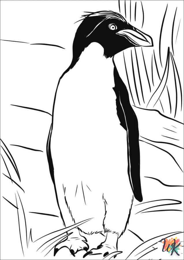 coloriage Pingouin  pour primaire