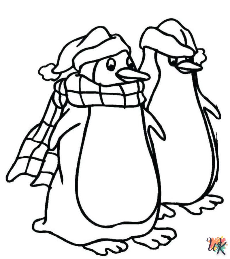 coloriage Pingouin  pour enfants à imprimer 1