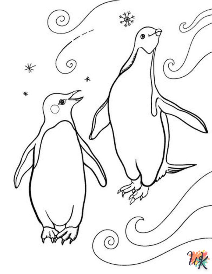 coloriage Pingouin  en ligne gratuit 1