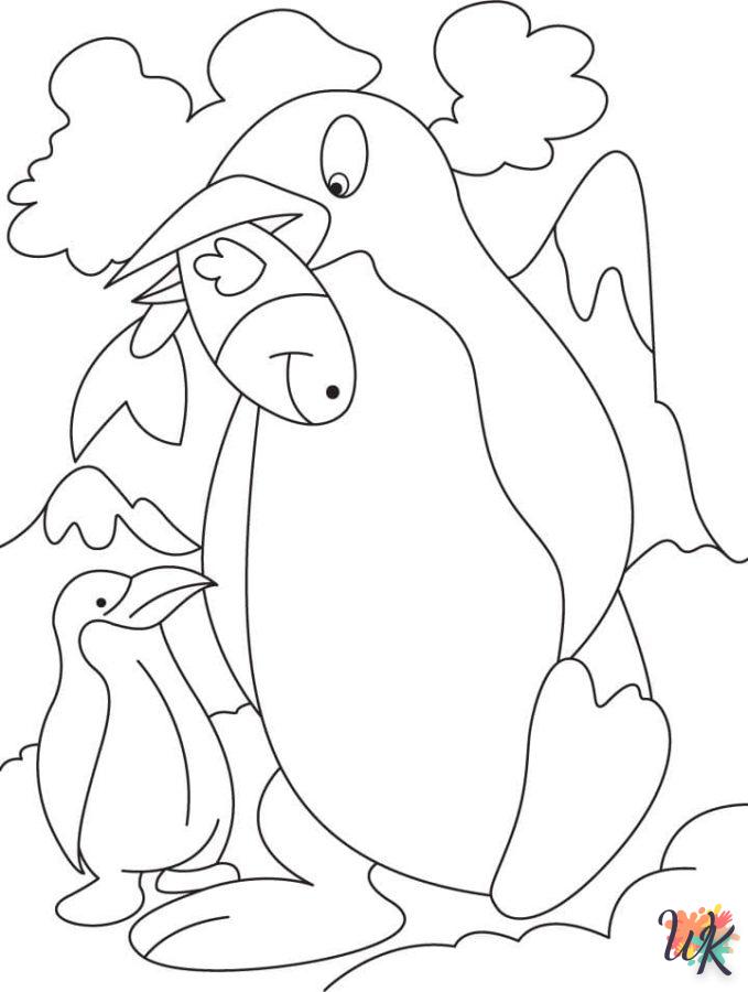 coloriage Pingouin  en ligne 1