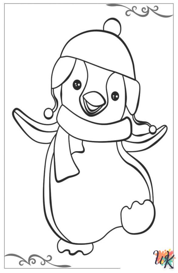 coloriage Pingouin  a colorier en ligne