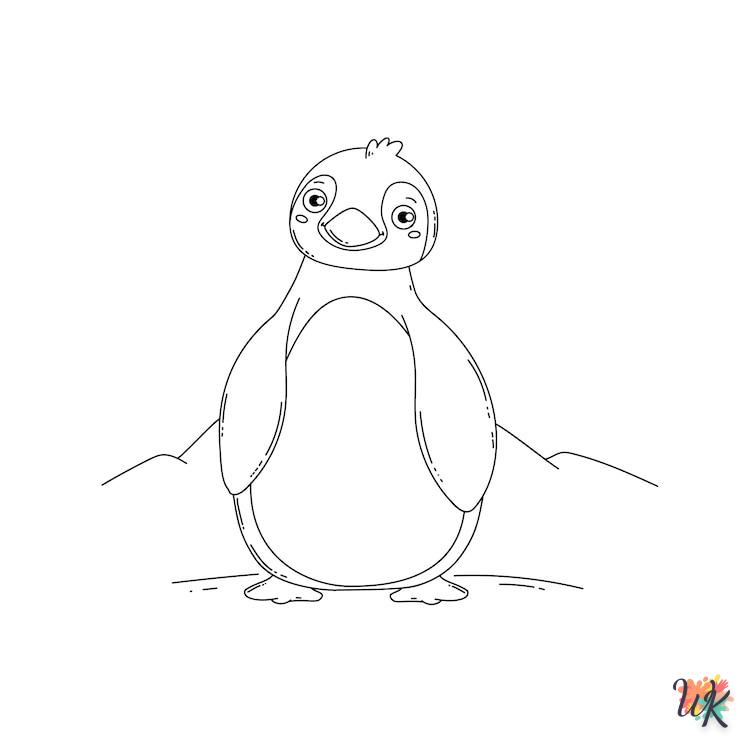 coloriage Pingouin  en ligne pour enfant