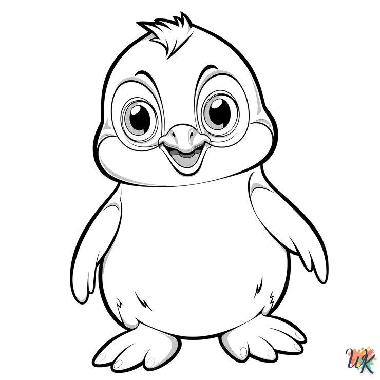 coloriage Pingouin  pour enfant a imprimer gratuit